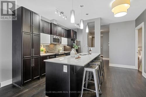 601 - 112 Benton Street, Kitchener, ON - Indoor Photo Showing Kitchen With Upgraded Kitchen