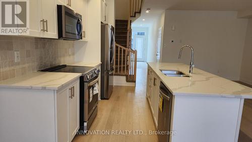 815 Anciano Crescent, Ottawa, ON - Indoor Photo Showing Kitchen With Stainless Steel Kitchen With Double Sink With Upgraded Kitchen