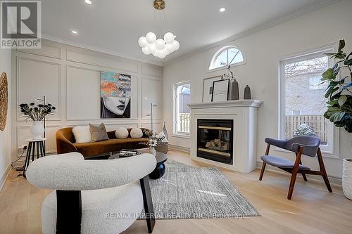 23 Amethyst Drive, Richmond Hill, ON - Indoor Photo Showing Living Room With Fireplace