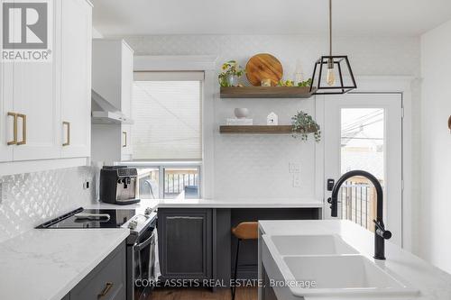 148 Caledonia Road, Toronto, ON - Indoor Photo Showing Kitchen With Double Sink