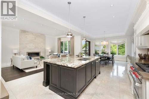 114 Wood Lane, Richmond Hill, ON - Indoor Photo Showing Kitchen With Double Sink With Upgraded Kitchen