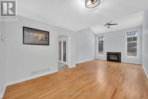 558 Wild Shore Crescent, Ottawa, ON - Indoor Photo Showing Living Room With Fireplace