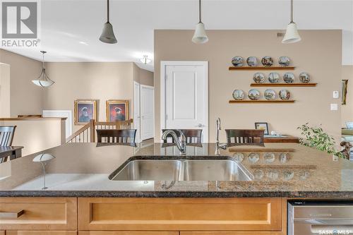 1637 Canterbury Lane, Regina, SK - Indoor Photo Showing Kitchen With Double Sink