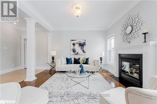 88 Edwards Drive, Barrie, ON - Indoor Photo Showing Living Room With Fireplace