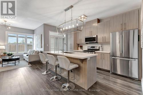 20 - 35 Midhurst Heights, Hamilton, ON - Indoor Photo Showing Kitchen With Stainless Steel Kitchen With Upgraded Kitchen