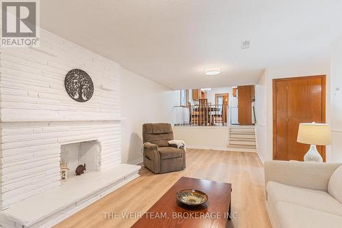 18 Amarillo Drive, Toronto, ON - Indoor Photo Showing Living Room With Fireplace