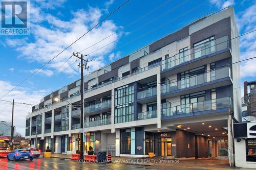 406 - 1630 Queen Street E, Toronto, ON - Outdoor With Balcony