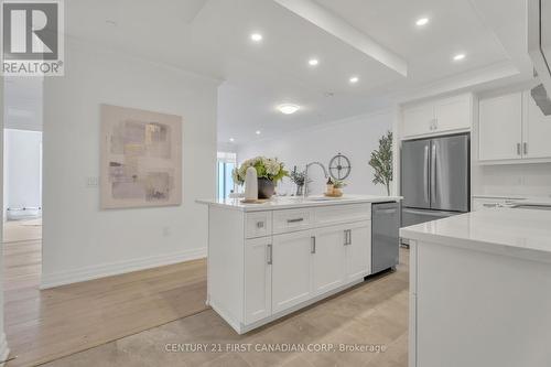 Kitchen with Quarts counter - 716 - 480 Callaway Road S, London, ON - Indoor Photo Showing Kitchen