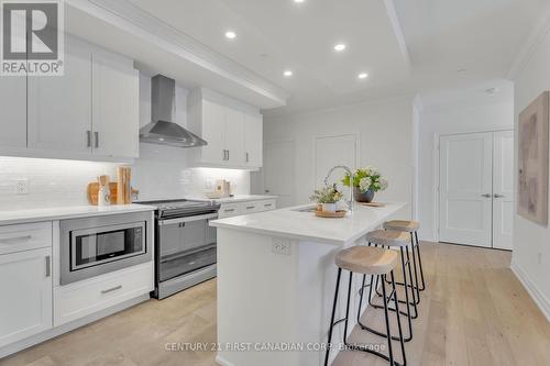 Powerful Range hood - 716 - 480 Callaway Road S, London, ON - Indoor Photo Showing Kitchen With Upgraded Kitchen