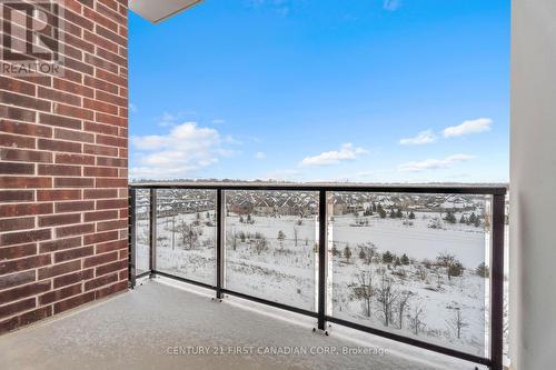 Wonderful pond view - 716 - 480 Callaway Road S, London, ON - Outdoor With Balcony