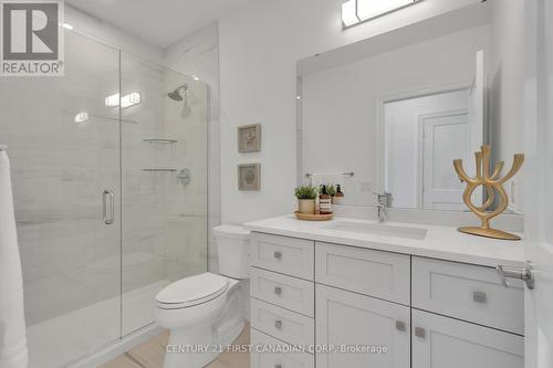 Main bathroom -glass shower - 716 - 480 Callaway Road S, London, ON - Indoor Photo Showing Bathroom