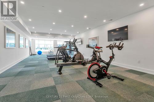 Fully equipped fitness center - 716 - 480 Callaway Road S, London, ON - Indoor Photo Showing Gym Room