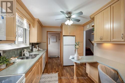 12 Strike Avenue, Clarington (Bowmanville), ON - Indoor Photo Showing Kitchen With Double Sink