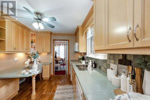 12 Strike Avenue, Clarington (Bowmanville), ON - Indoor Photo Showing Kitchen With Double Sink