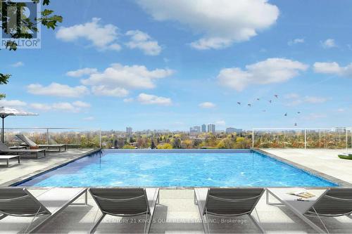 330 - 7 Golden Lion Heights, Toronto, ON - Outdoor With In Ground Pool With View