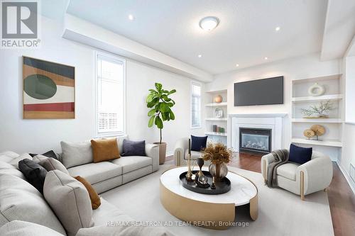 95 Hockley Avenue, Clarington, ON - Indoor Photo Showing Living Room With Fireplace