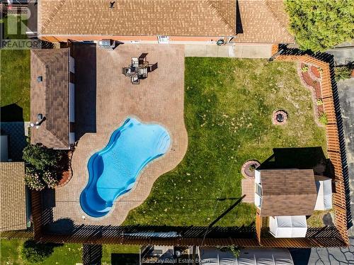 3182 Leo Avenue, Val Caron, ON - Outdoor With In Ground Pool