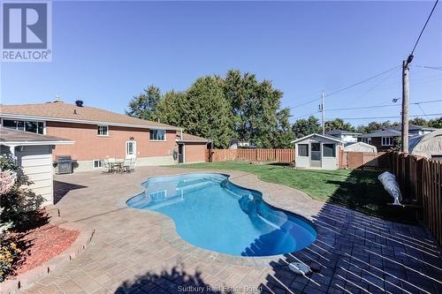 3182 Leo Avenue, Val Caron, ON - Outdoor With In Ground Pool