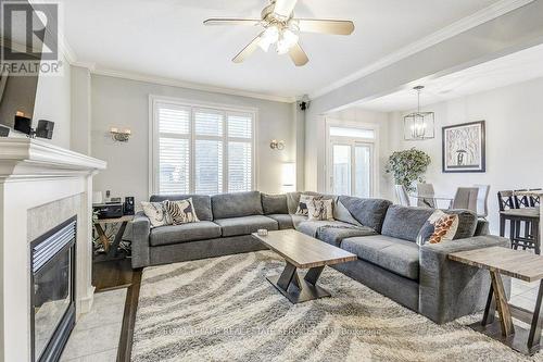 5194 Tydman Way, Burlington, ON - Indoor Photo Showing Living Room With Fireplace