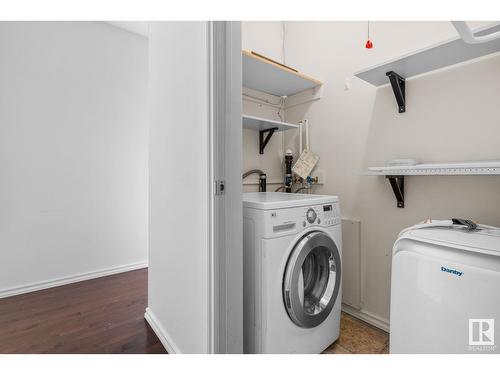 #304 9725 82 Av Nw, Edmonton, AB - Indoor Photo Showing Laundry Room