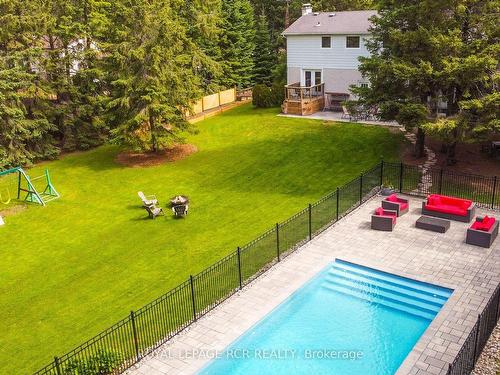 1614 Sumach Rd, Caledon, ON - Outdoor With In Ground Pool With Backyard