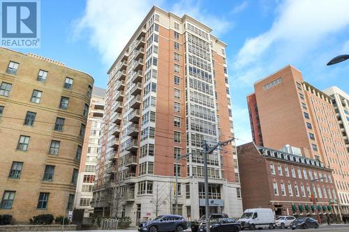 1102 - 60 St Clair Avenue W, Toronto, ON - Outdoor With Balcony With Facade