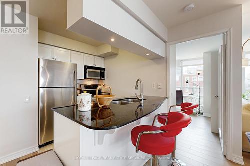 1102 - 60 St Clair Avenue W, Toronto, ON - Indoor Photo Showing Kitchen With Double Sink