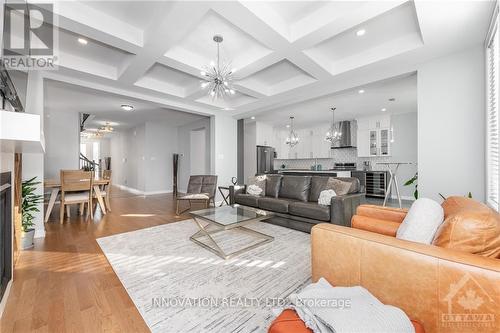 1007 Offley Road, Ottawa, ON - Indoor Photo Showing Living Room With Fireplace