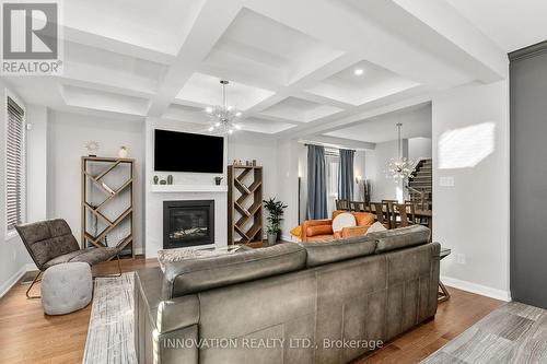 1007 Offley Road, Ottawa, ON - Indoor Photo Showing Living Room With Fireplace