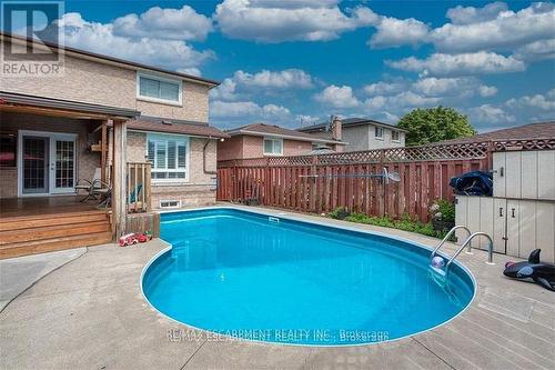 24 Spartan Avenue, Hamilton, ON - Outdoor With In Ground Pool