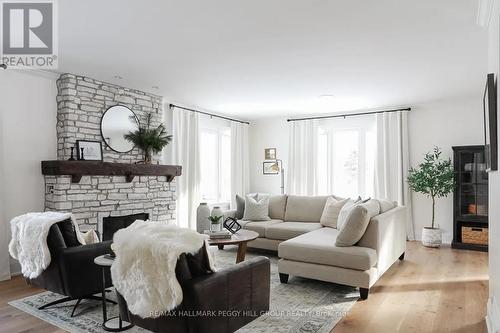 68 Dundonald Street, Barrie, ON - Indoor Photo Showing Living Room With Fireplace