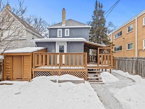 606 Mcmillan Avenue, Winnipeg, MB - Outdoor With Deck Patio Veranda