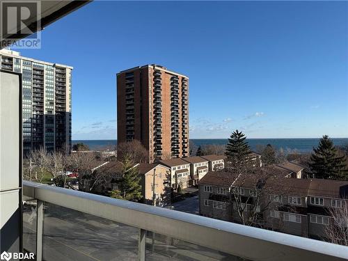 View of balcony - 2263 Marine Drive Unit# 607, Oakville, ON 