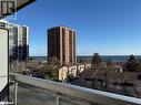 View of balcony - 2263 Marine Drive Unit# 607, Oakville, ON 