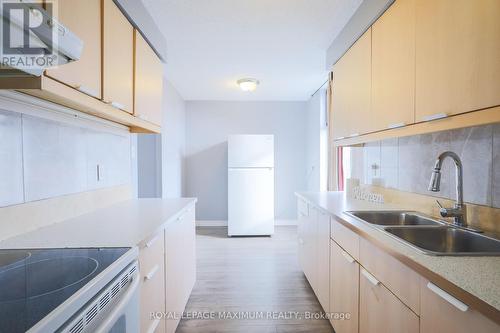 501 - 135 Marlee Avenue, Toronto, ON - Indoor Photo Showing Kitchen With Double Sink