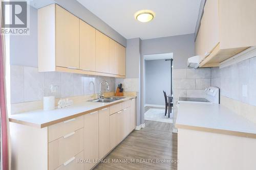 501 - 135 Marlee Avenue, Toronto, ON - Indoor Photo Showing Kitchen With Double Sink