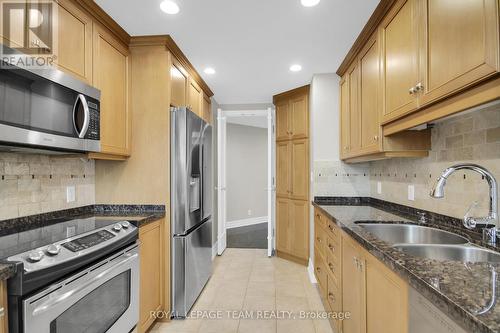 1201 - 3580 Rivergate Way, Ottawa, ON - Indoor Photo Showing Kitchen With Double Sink