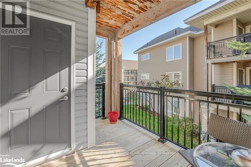 201 - 4 Brandy Lane Drive, Collingwood, ON - Outdoor With Balcony With Exterior