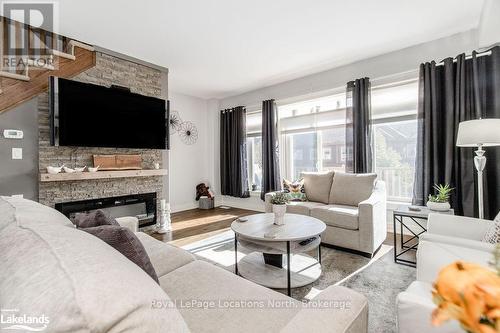 42 Joseph Trail, Collingwood, ON - Indoor Photo Showing Living Room With Fireplace