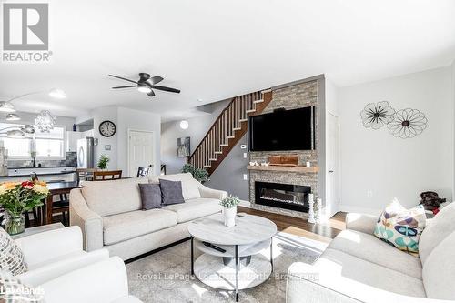 42 Joseph Trail, Collingwood, ON - Indoor Photo Showing Living Room With Fireplace