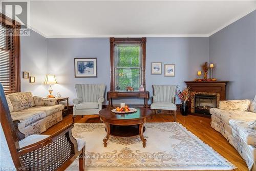 110 Quebec Street, Goderich (Goderich Town), ON - Indoor Photo Showing Living Room With Fireplace