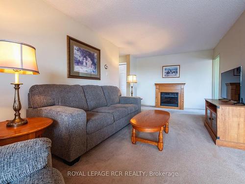 204-8 Fead St, Orangeville, ON - Indoor Photo Showing Living Room With Fireplace