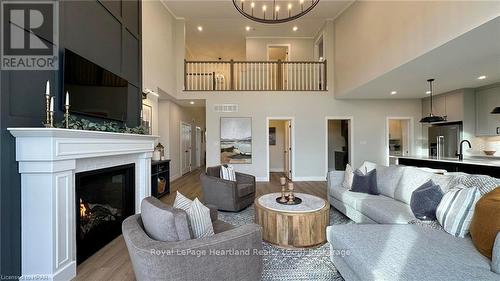 171 Kingfisher Lane, Goderich (Goderich Town), ON - Indoor Photo Showing Living Room With Fireplace