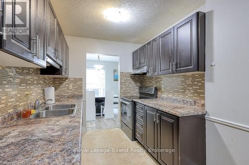 149 Deveron Crescent, London, ON - Indoor Photo Showing Kitchen With Double Sink With Upgraded Kitchen