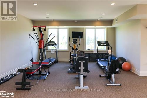 302 - 27 Beaver Street S, Blue Mountains (Thornbury), ON - Indoor Photo Showing Gym Room