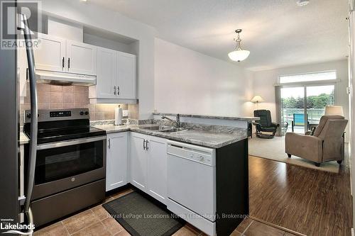 302 - 34 Bayfield Street, Meaford, ON - Indoor Photo Showing Kitchen With Double Sink