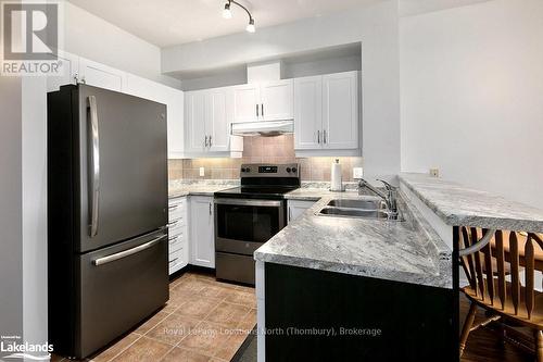 302 - 34 Bayfield Street, Meaford, ON - Indoor Photo Showing Kitchen With Double Sink