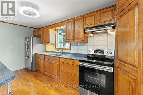 5648 Royal Manor Drive, Niagara Falls (215 - Hospital), ON - Indoor Photo Showing Kitchen With Double Sink