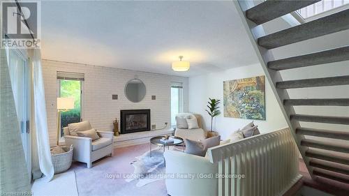 27 Bluewater Drive, Central Huron (Goderich Twp), ON - Indoor Photo Showing Living Room With Fireplace