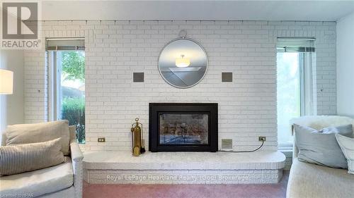 27 Bluewater Drive, Central Huron (Goderich Twp), ON - Indoor Photo Showing Living Room With Fireplace